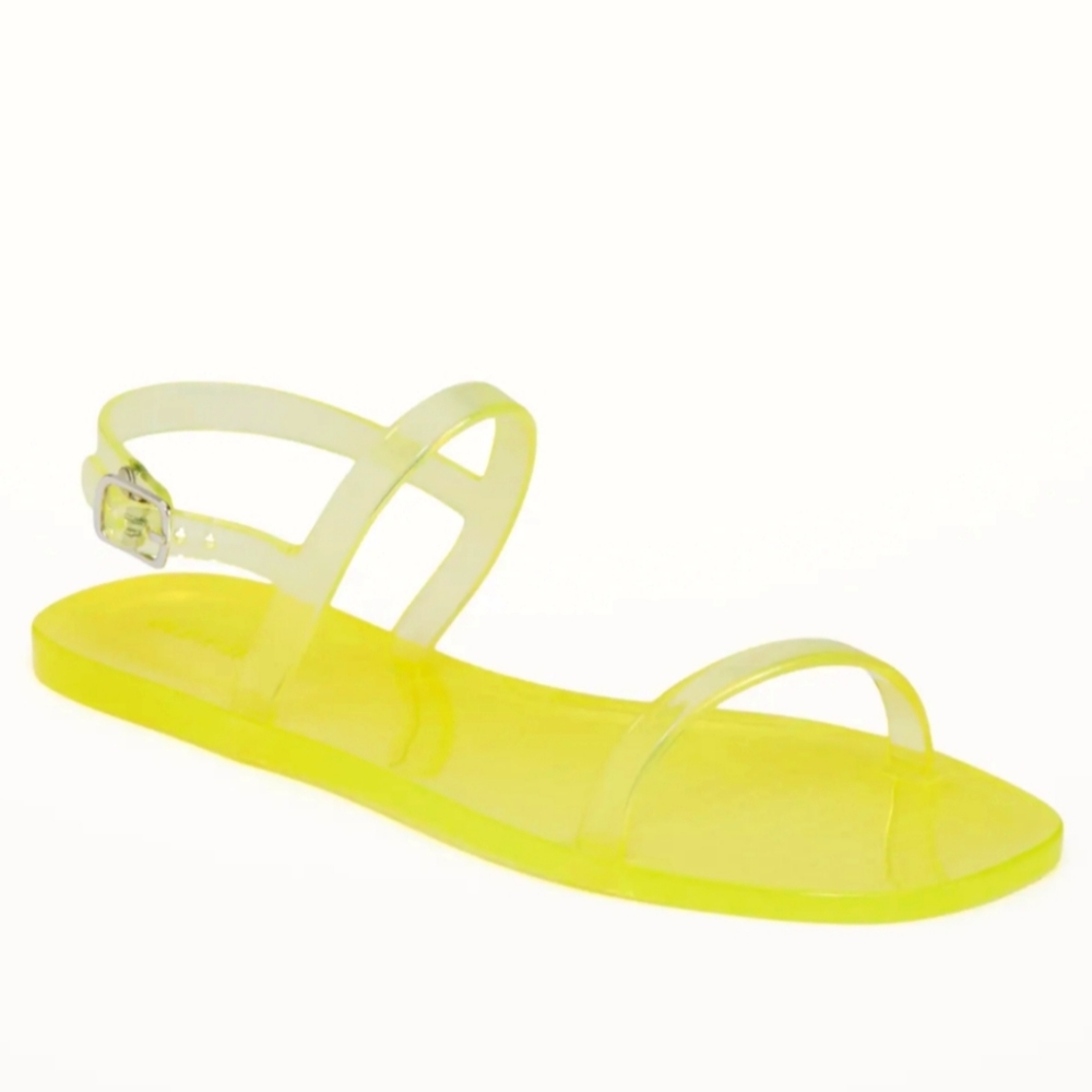 Old Navy Kids Girls Neon Yellow Jelly Sandals Various sizes